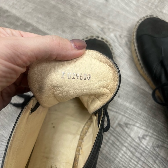 Chanel High Top Lace Up Espadrilles - Picture 8 of 10